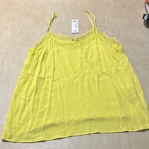 Apt. 9 Vibrant Yellow Lace Camisole